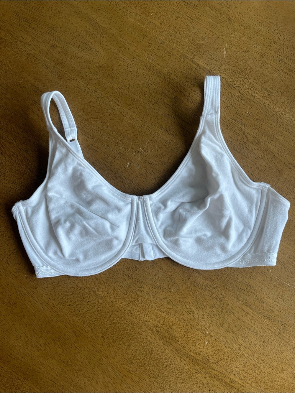 NWOT Classic White Underwire Cotton Bra - Women Intimates